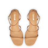 Gio Sandal In Tan Leather