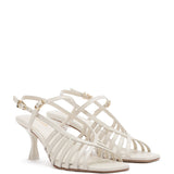 Leandra Sandal In Ivory Leather