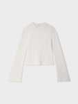 Cashmere Fluted Sleeve Top