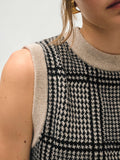 Cashmere Houndstooth Shell