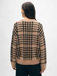 Cashmere Plaid Crewneck