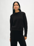 Merino Cashmere Bouclé Sweatshirt