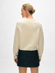 Merino Cashmere Bouclé Cardigan