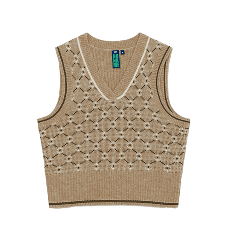 GEO JACQUARD VEST