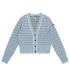 GEO JACQUARD CARDIGAN