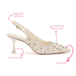 Jasmine Pump In Ivory Leather