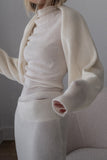 ANTOINETTE RIBBED CASHMERE SHRUG