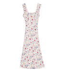 ASCELLA DRESS -- BLANC FLOWERING MEADOW