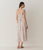 ASCELLA DRESS -- BLANC FLOWERING MEADOW