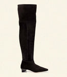 CAMBRIA BOOT -- BLACK SUEDE