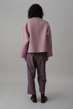 SAVANNAH JACKET | MAUVE TWILL MELTON WOOL