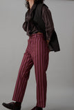 HANSON PANT | MAUVE COTTON STRIPE