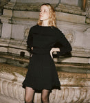 CECILLIA DRESS -- BLACK