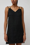 Deiji Studios Looped Dress in Black