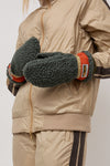 Elmer Teddy Mitten in Khaki