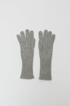 Exquisite J Gloves in Grey with Navy