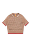 NONAME GEO JACQUARD SWEATER TEE