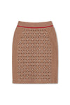 NONAME GEO JACQUARD PENCIL SKIRT