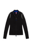 NONAME FINE RIB ZIP-UP CARDIGAN