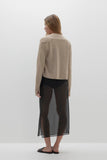 JUNO CROPPED CASHMERE CARDIGAN