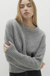 GISELLE SILK CASHMERE CREWNECK SWEATER