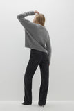 GISELLE SILK CASHMERE CREWNECK SWEATER