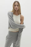 ANTOINETTE RIBBED CASHMERE SHRUG