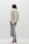 AGNES BRUSHED CASHMERE CREWNECK SWEATER