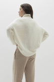 ETHEL BRUSHED CASHMERE TURTLENECK SWEATER