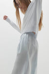 EVAN SILK WIDE LEG PANT