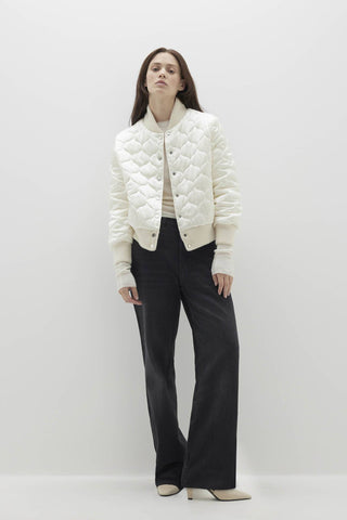 BECCA SILK BOMBER JACKET