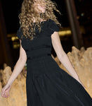 FRANCETTA DRESS -- BLACK