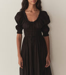 ISCHIA DRESS -- BLACK