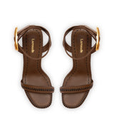 Verona Sandal In Burnt Umber Leather