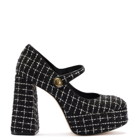 Emma Pump In Black Tweed