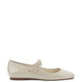 Blair Ballet Flat In Ivory Patent Leather