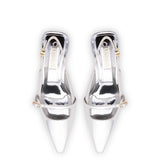 Ines Pump In Silver Specchio