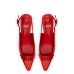 Franca Pump In Scarlet Patent Leather