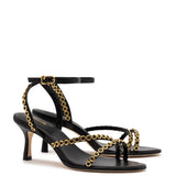 Milanina Mini Sandal In Black Leather