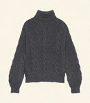 LEIGHTON SWEATER -- DARK GREY