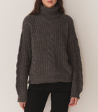 LEIGHTON SWEATER -- DARK GREY