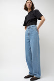 Les Coyotes de Paris Carrot Leg Trousers in Classic Denim Blue