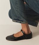 MARY JANE SLIPPER -- BLACK PATENT