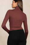 RUMER FITTED CASHMERE TURTLENECK