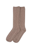 CABLE CASHMERE SOCKS