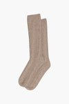 CABLE CASHMERE SOCKS