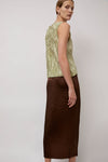 Nin Studio Mino Skirt in Brown