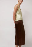 Nin Studio Mino Skirt in Brown