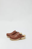 No.6 Charlotte Studded Clog on Low Base in British Tan