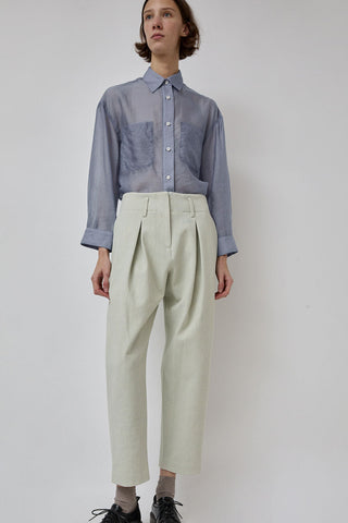 No.6 Hollis Pant in Oyster Denim